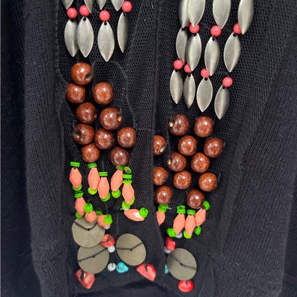 Nanette Lepore Beaded Cardigan Large - Picture 7 of 7